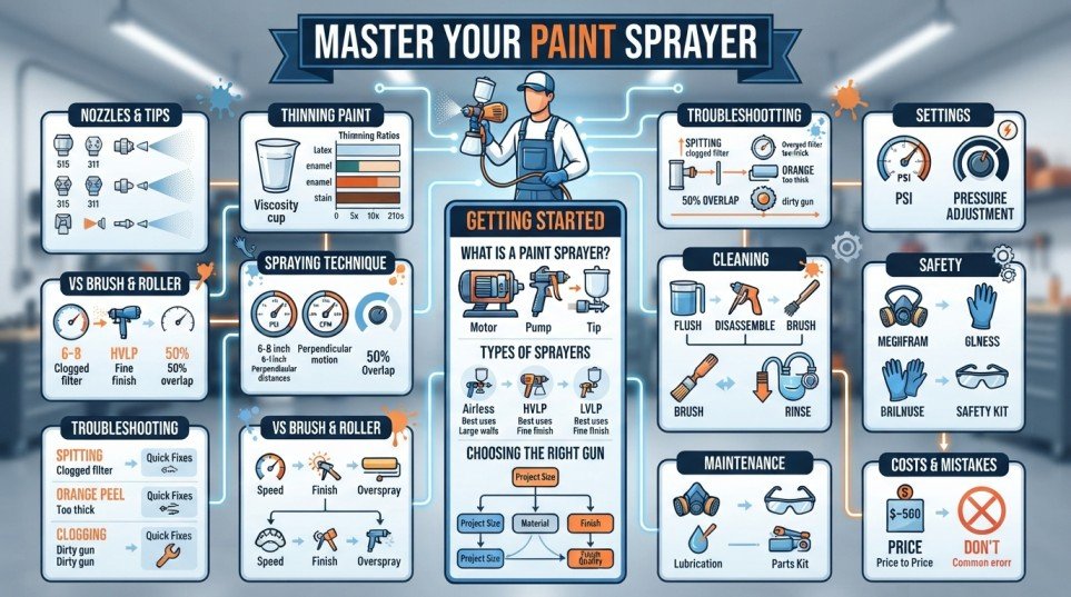Paint Sprayer Gun